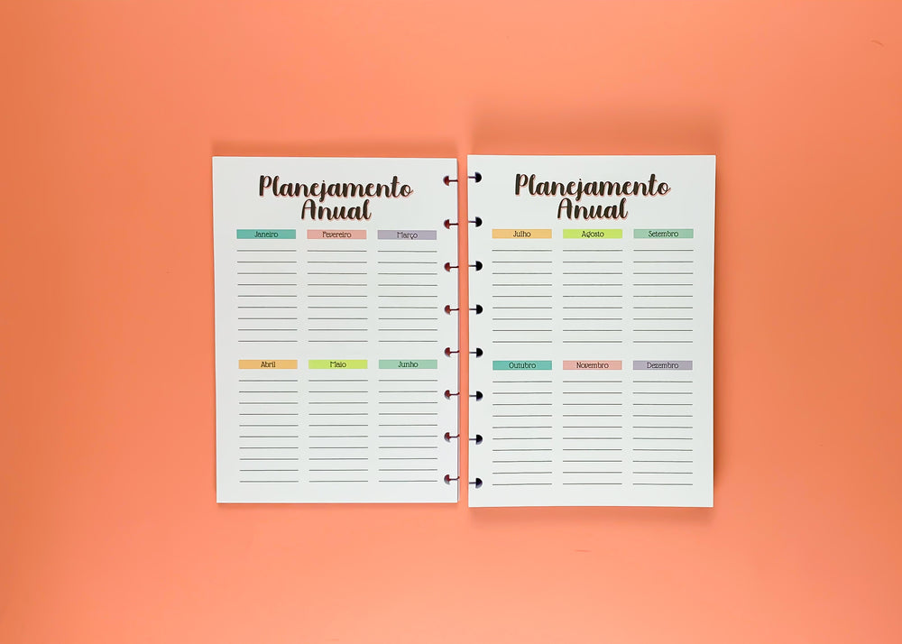 Planner do estudante - REFIL