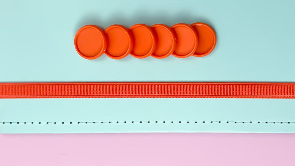 Disco e Elástico pêssego