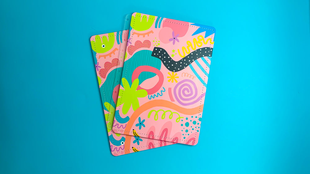 Capa e Contracapa Formas Rosa