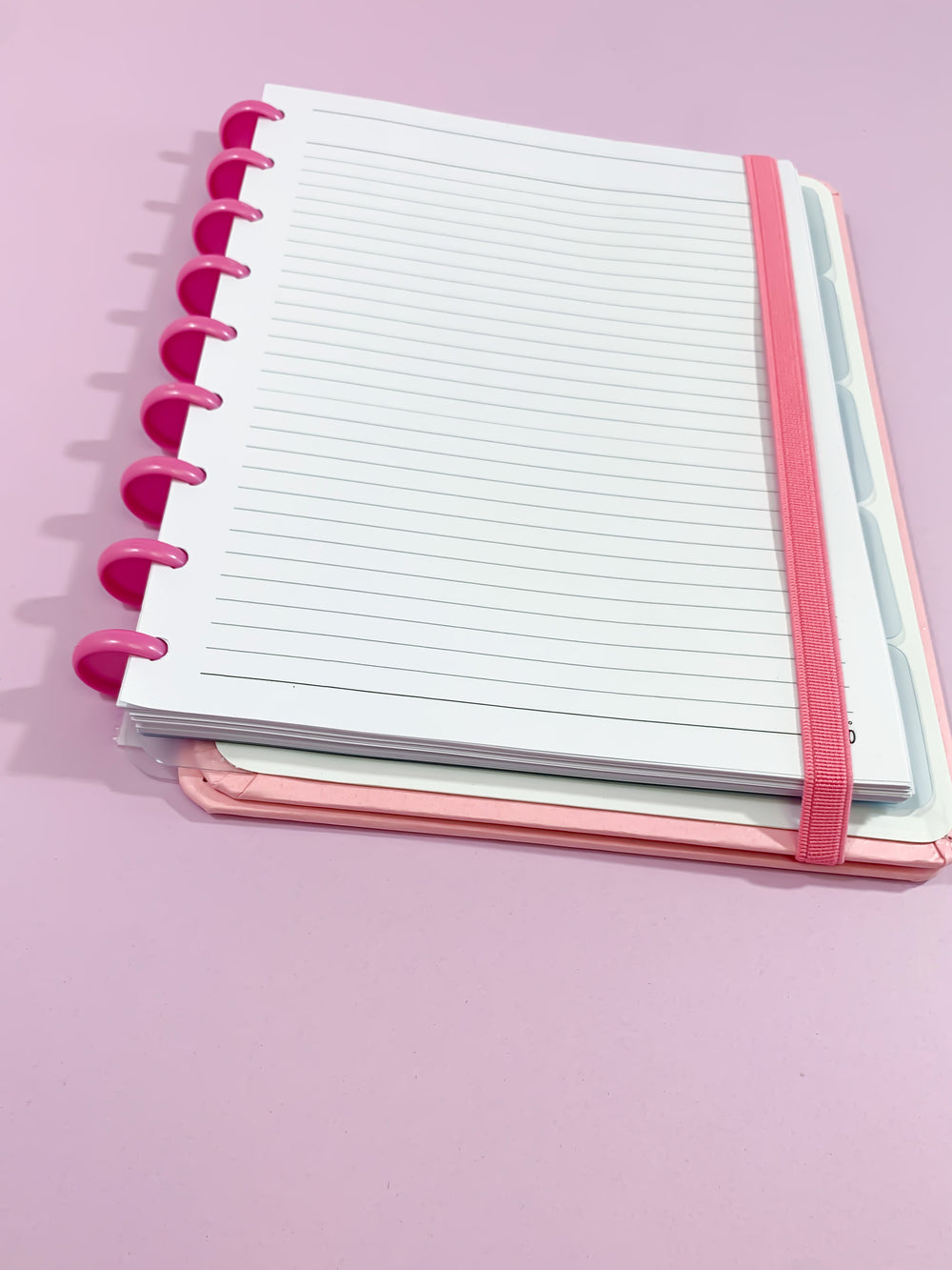 Disco e Elástico - Rosa chiclete