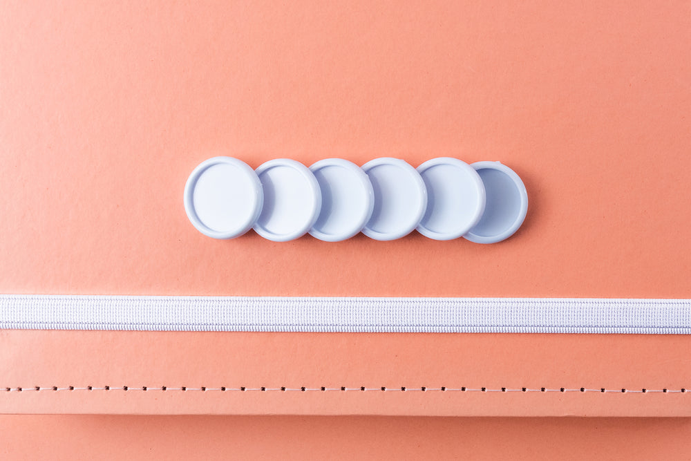 Disco e Elástico Branco