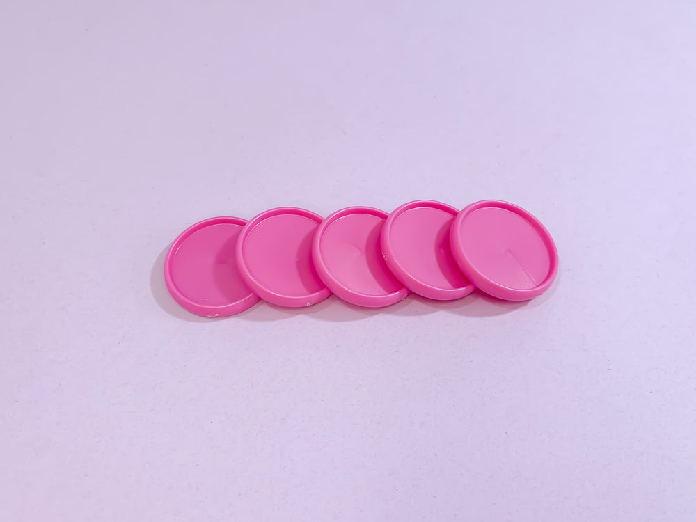 Disco e Elástico - Rosa chiclete